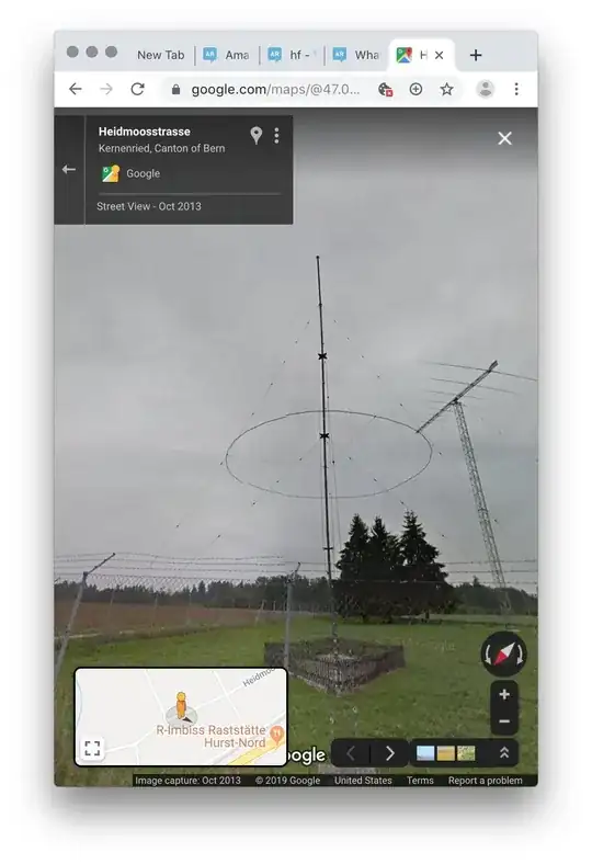 View of antenna in question near Heidmoosstrasse