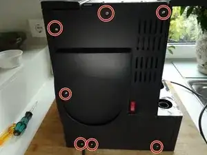 Siemens Surpresso - Bosch Benvenuto back panel removal