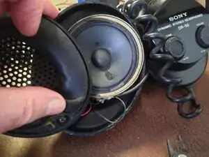 Sony DR-S5 Dynamic Stereo headphones Disassembly
