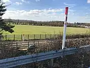 UK aerial gas pipeline marker