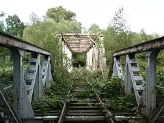 Overgrown track - tag with railway=disused