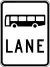 Bus Lane traffic sign