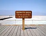 Badwater Basin, California:ele=-85.5 → ele=-282'