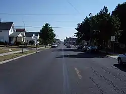 Main Street (State Route 103) in downtown Bluffton
