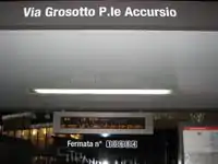 Numero riportato sul casello