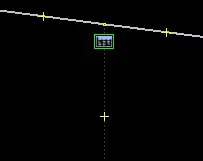 Correct: gate near the intersection of a path (dotted green) and a highway (grey).