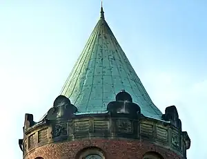 Telhado feito de cobre