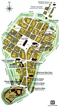 Mapa: Kraków