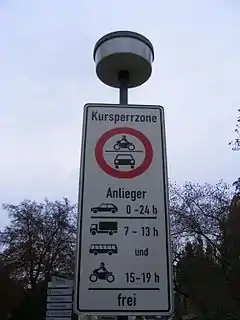 One example for Merkmal : Conditional restrictions