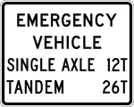 United State, Ohio:maxaxleload:emergency=12 stmaxbogieweight:emergency=26 st(specify unit as short tons)