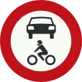 Netherlands (also tag moped=yes and mofa=yes unless indicated otherwise by a different sign)