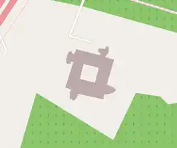 Здание палеонтологического музея с внутренним двориком, в Mapnik. ()