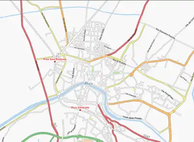 Mappa libera di Pisa