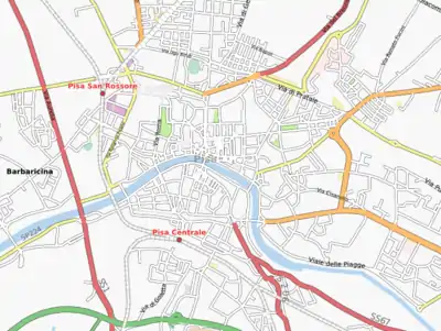 Mappa libera di Pisa