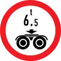 Romania:maxbogieweight=6.5(use dot as decimal separator)