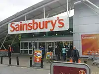 Sainsbury's shopfront