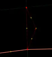 The way selected with point A and B