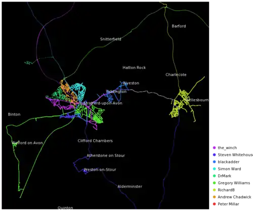 Stratford‐upon‐Avon mapping party render