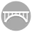 a simplistic white arch bridge on a grey background