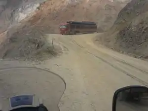 Hwy 4C - the eroded section