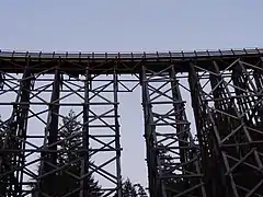 The Kinsol rail trestle in Shawnigan Lake, British Columbia