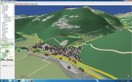 alps terrain OSM-3D.org