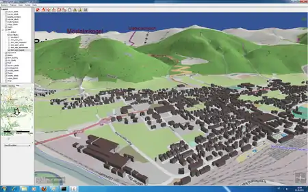 alps terrain OSM-3D.org