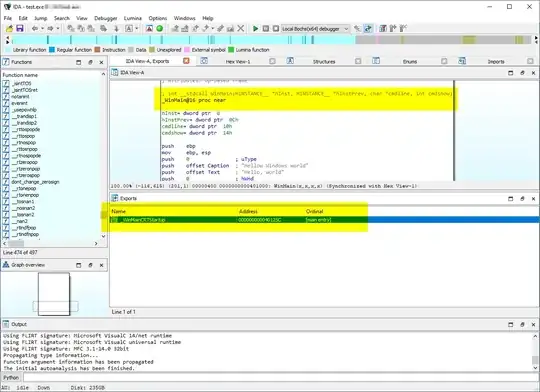 IDA View-A and Exports