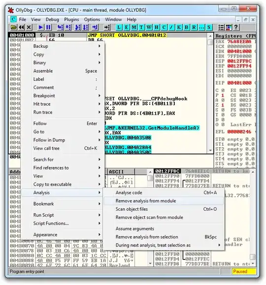 OllyDbg v1.10 screenshot