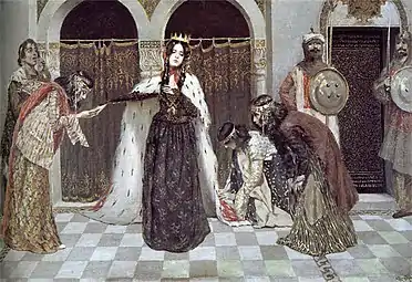 Return of Queen Zabel of Armenia