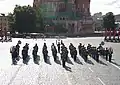 The band on Red Square.