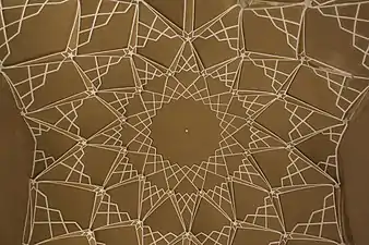 A ceiling inside the Āmeri House.