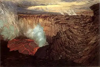 Kilauea Caldera  Ernst William Christmas, 1916–18