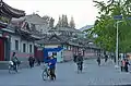 Bicycles with visible North Korean registration plates in Kaesong, 2015