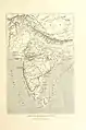 1889 map of India (Only Calicut and Cochin are highlighted from Kerala).