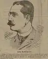 Ioan Lahovary's photo, appeared in the Adevărul newspaper in 1899