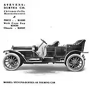 1910 Stevens-Duryea Model AA Touring Car