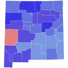 2006 New Mexico gubernatorial election results by county