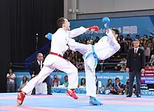 Image 26Bronze medal match at the 2018 Summer Youth Olympics in Buenos Aires, Argentina. (from Karate)