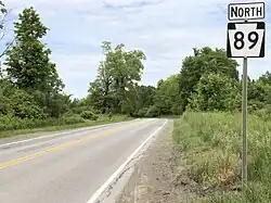 PA 89 in Rome Township
