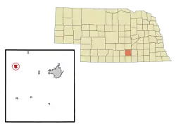 Location of Kenesaw, Nebraska