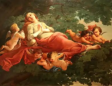 Saint Magdalene cradled by angels (1868), Toulon Museum of Art
