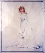 A portrait of a woman.