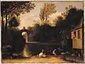 A Garden Scene with Waterfowl by Anthonie van Borssom