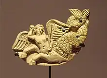 Aquatic divinity, Temple of the Oxus, Takht-i-Sangin, first half of 2nd century BC.