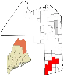 Location of South Aroostook, Maine