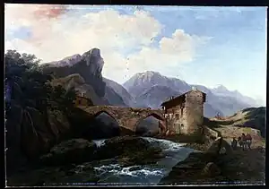162. Ercole Calvi, Veduta della Brianza, 1860-1865