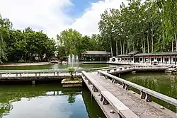 Artificial lake in the north of the township, 2021