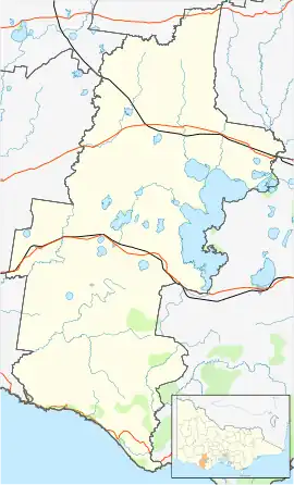 Simpson is located in Corangamite Shire