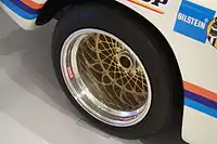 BBS wheel on a BMW 320 Group 5 race car